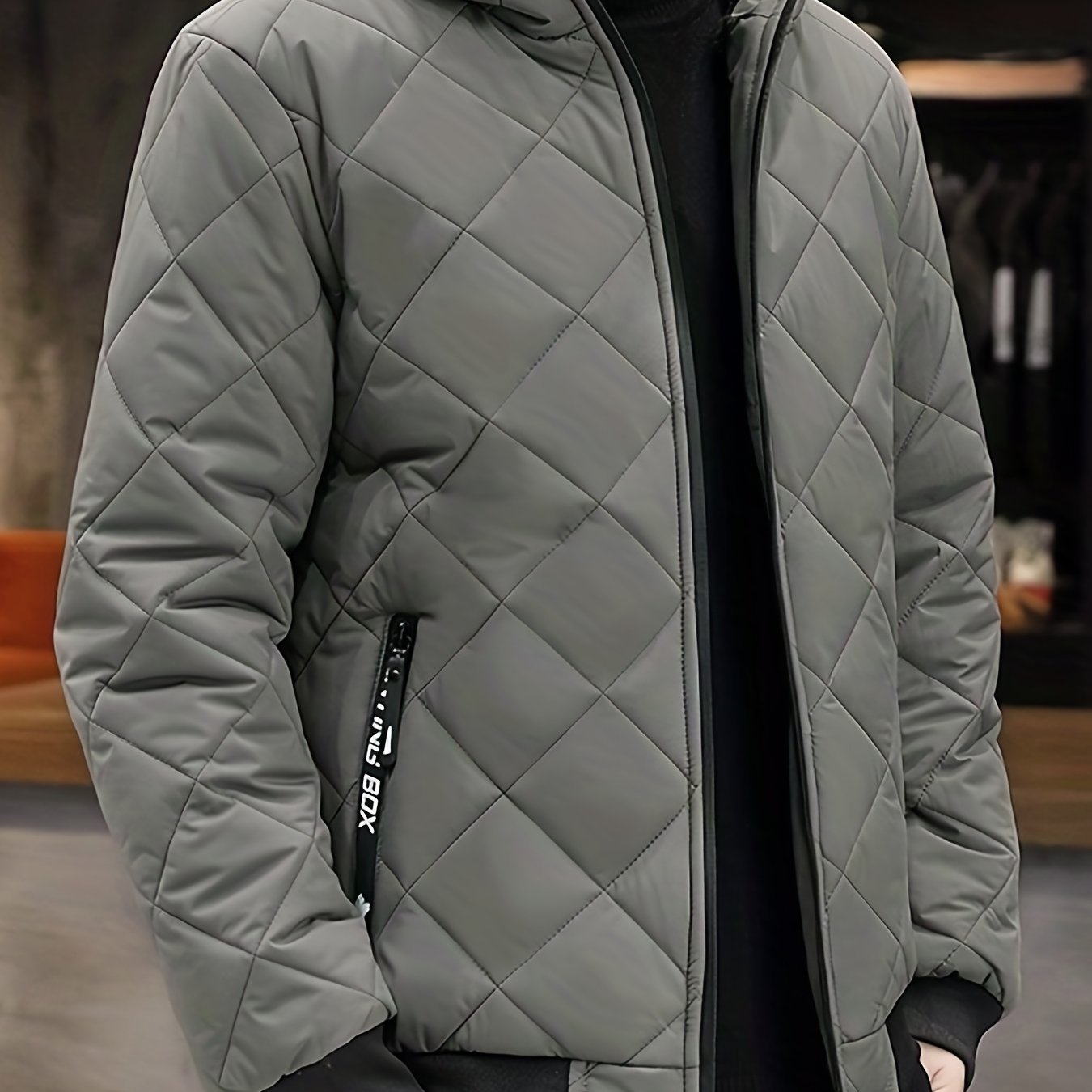 Casual Hooded Quilted Jacket