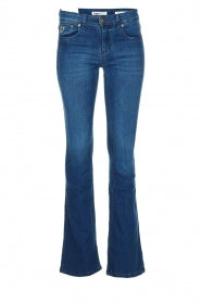 Calça jeans boca de sino Melrose L34 | azul