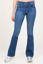 Calça jeans boca de sino Melrose L34 | azul
