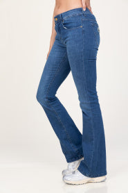 Calça jeans boca de sino Melrose L34 | azul