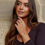 Free 18K Gold Hand Chain Bracelet