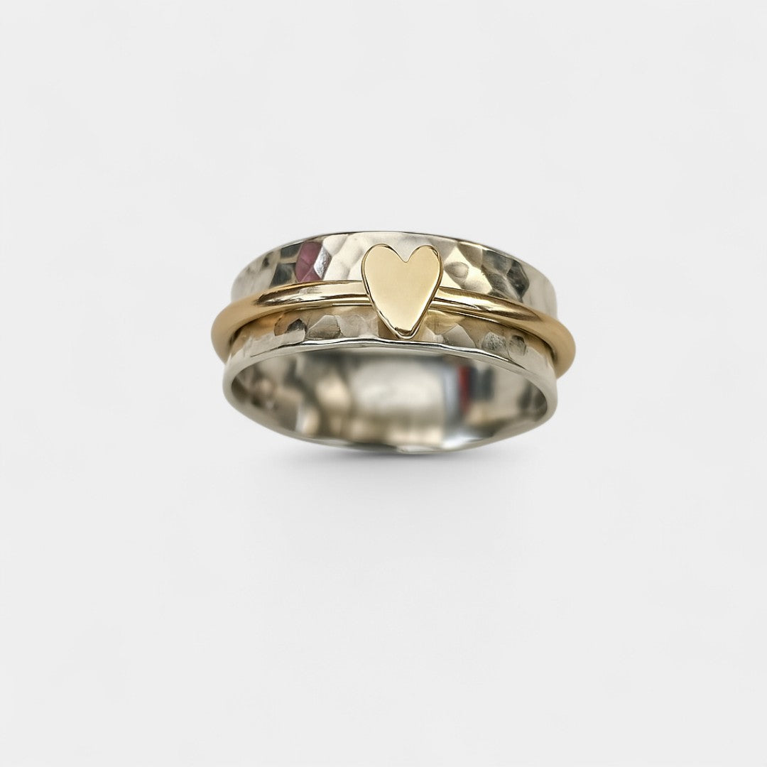 Myrsini - Delicate Heart Ring