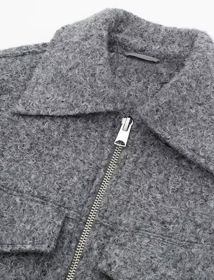 Woolen Short Jacket Polo