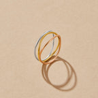 Ayla Three Toned Layered Ring