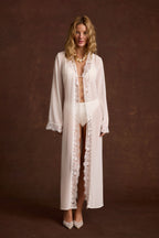 Svatební župan Dove White