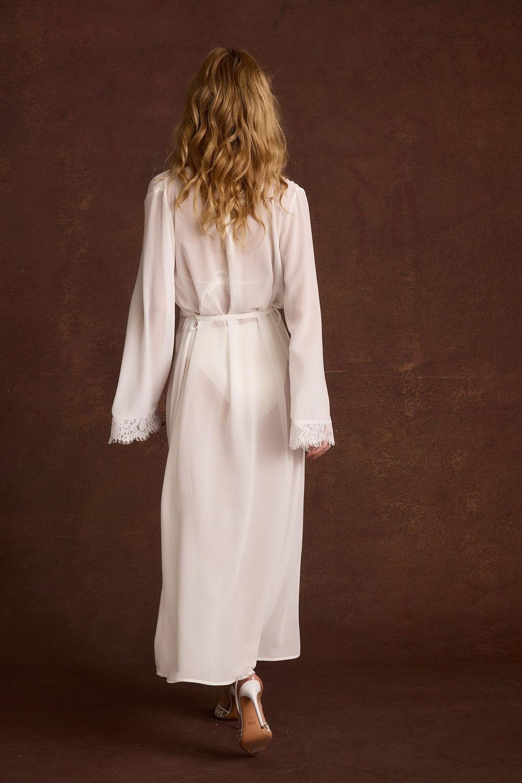 Svatební župan Dove White