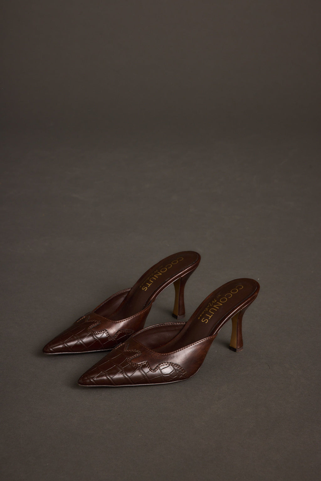 Delaney Espresso Western Crocs Lodičky na Podpatku