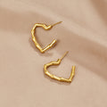 Eternity Love Hoop Earrings