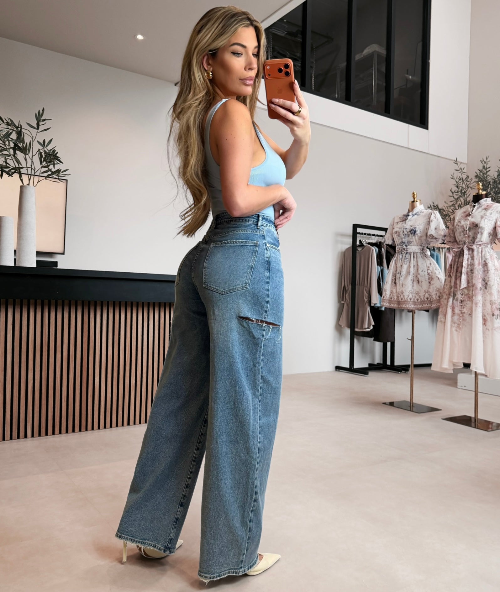 Body estilo regata – Azul bebê