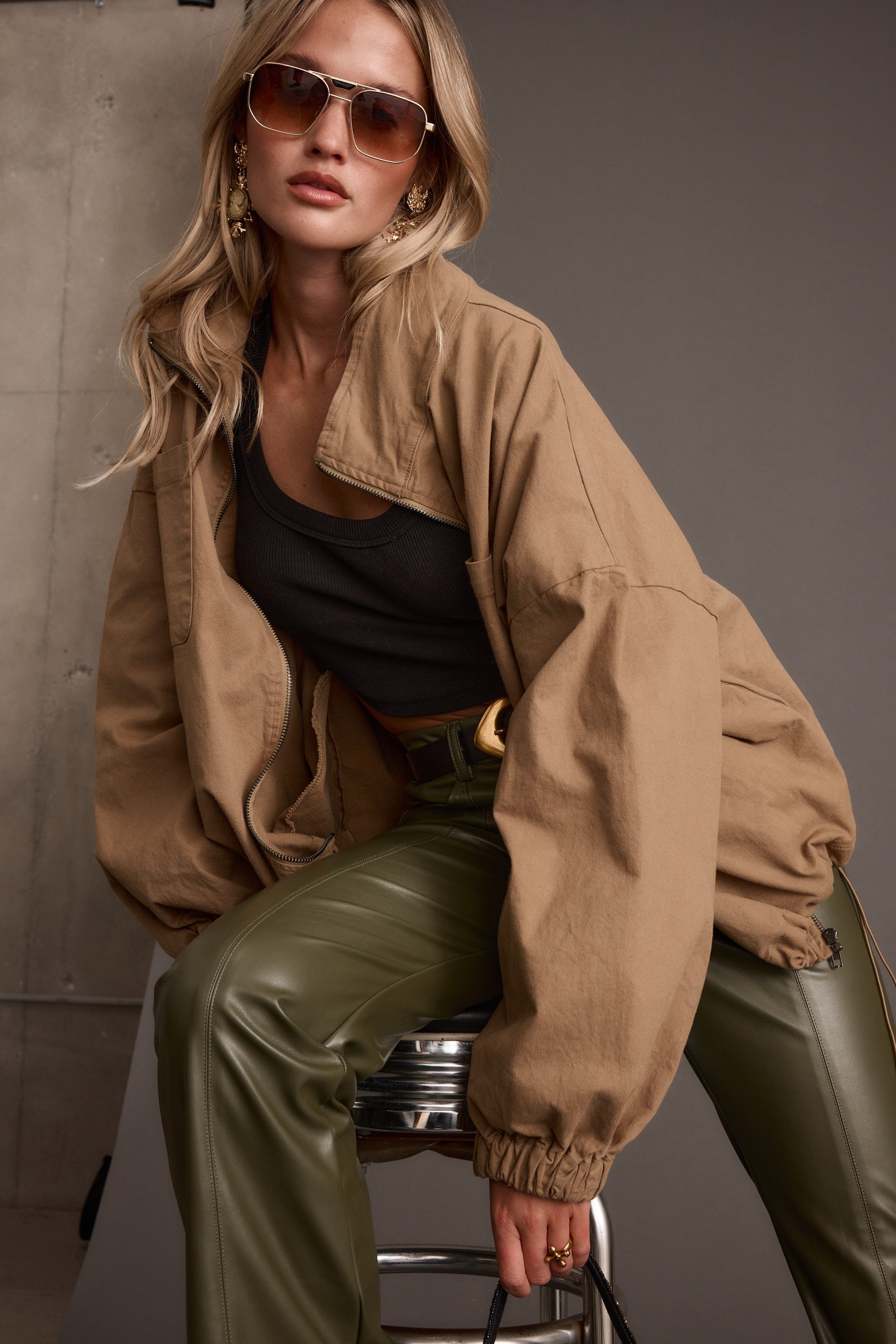 Plátěná bunda Fairfax Relaxed Fit