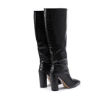 Aileda Knee-High Pointed Thick Heel Boots