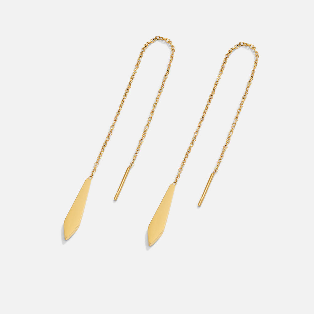Gold Dakota Tassel Earrings
