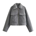 Woolen Short Jacket Polo
