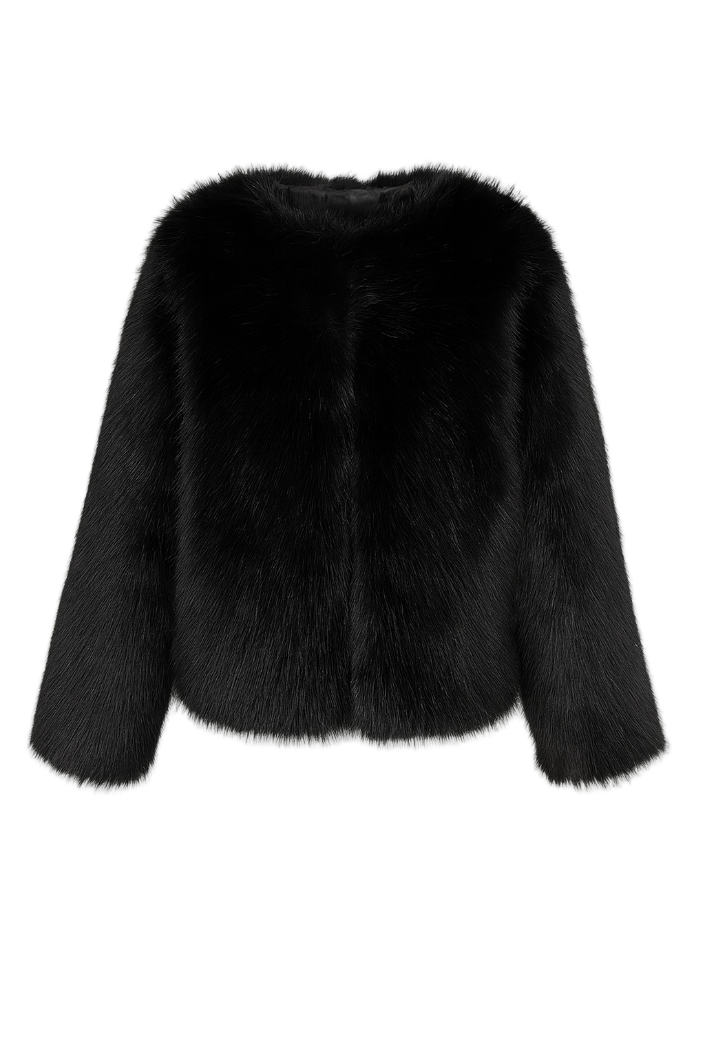 Faux Fox Fur Coat