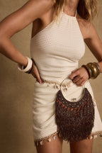 Isla Ivory Shell Trimmed Top