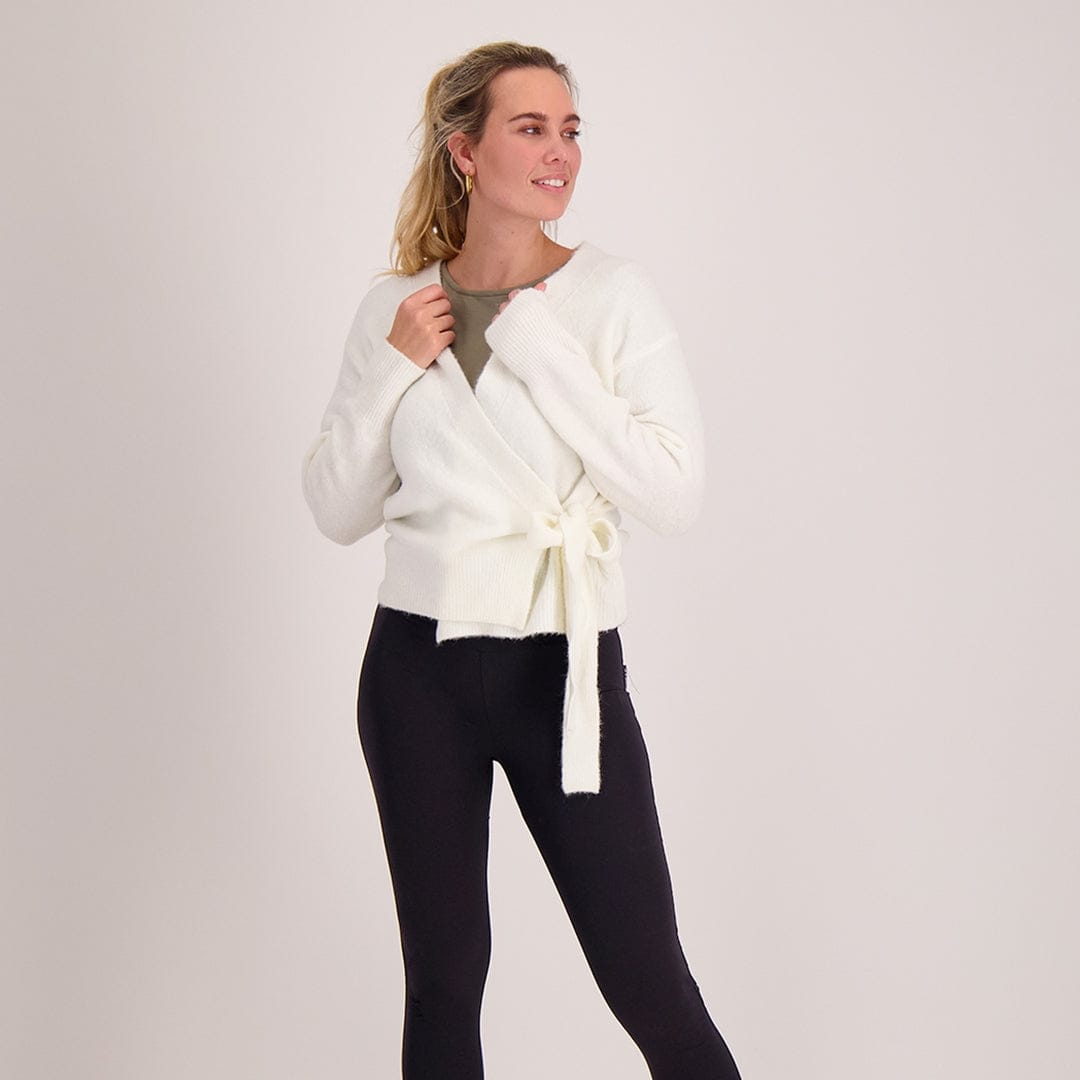 Cardigan Wrapped | Ecru