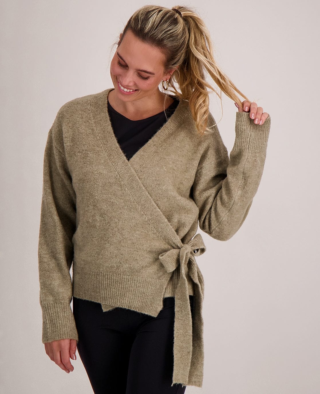 Cardigan Wrapped | Taupe