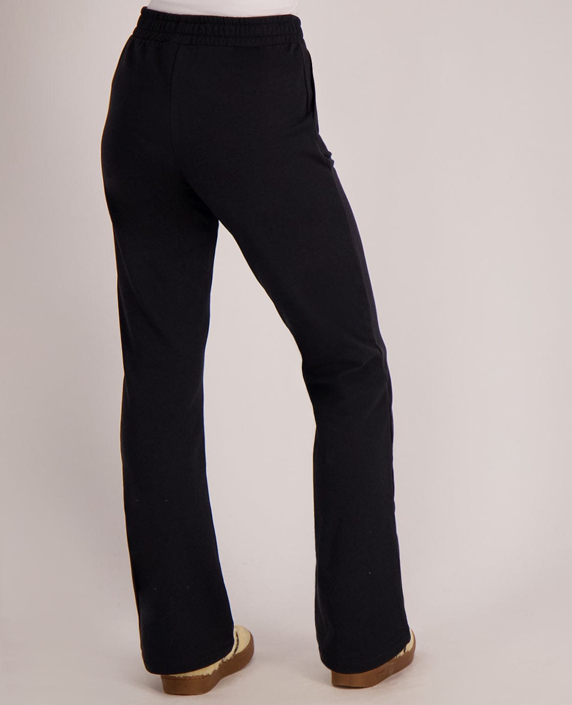 Pant Flare Organic | Zwart