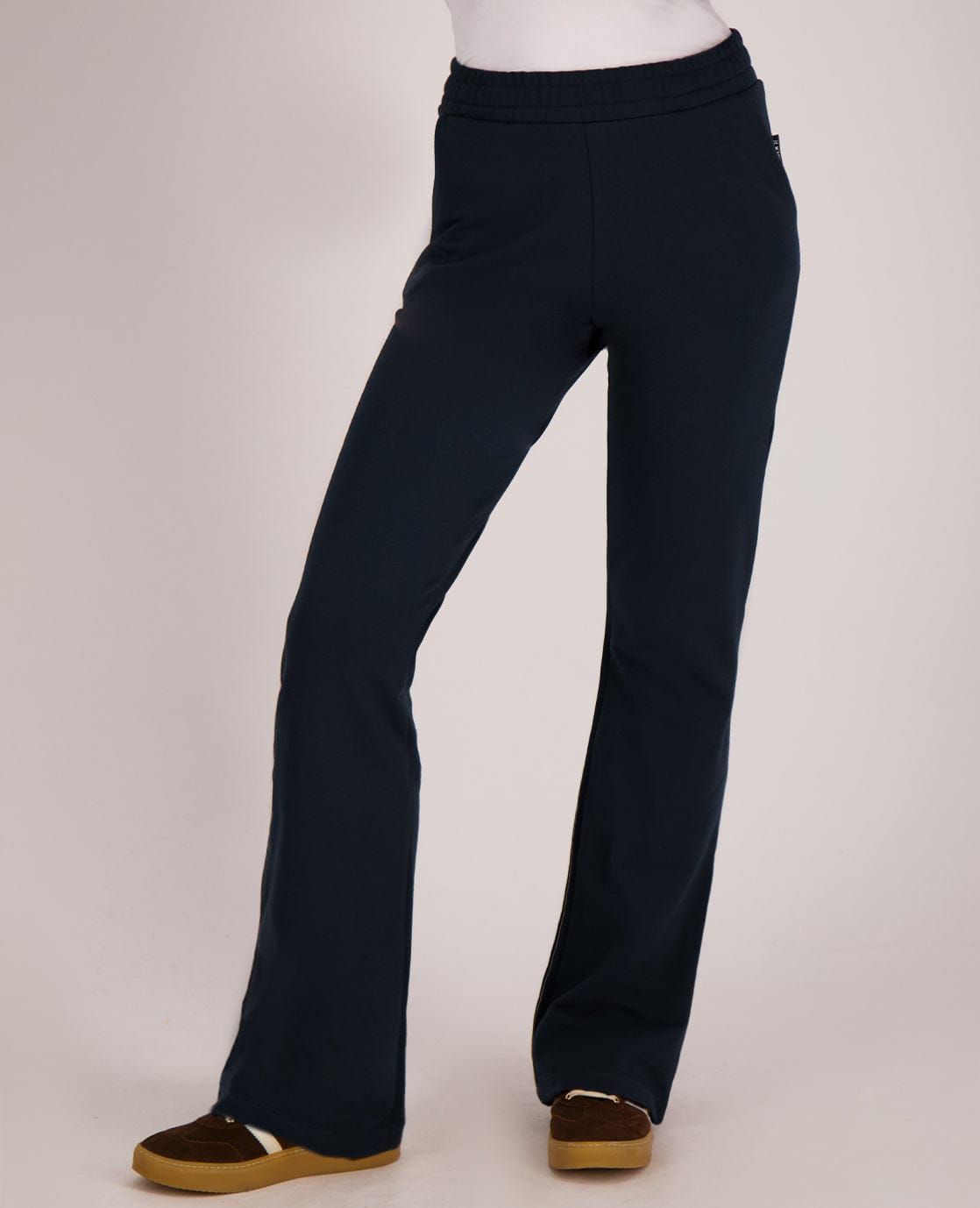 Pant Flare Organic | Donkerblauw