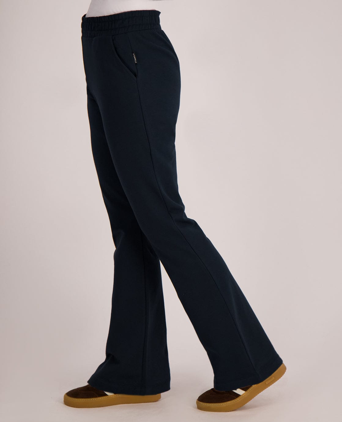 Pant Flare Organic | Donkerblauw
