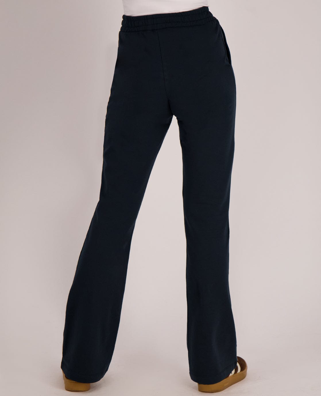 Pant Flare Organic | Donkerblauw