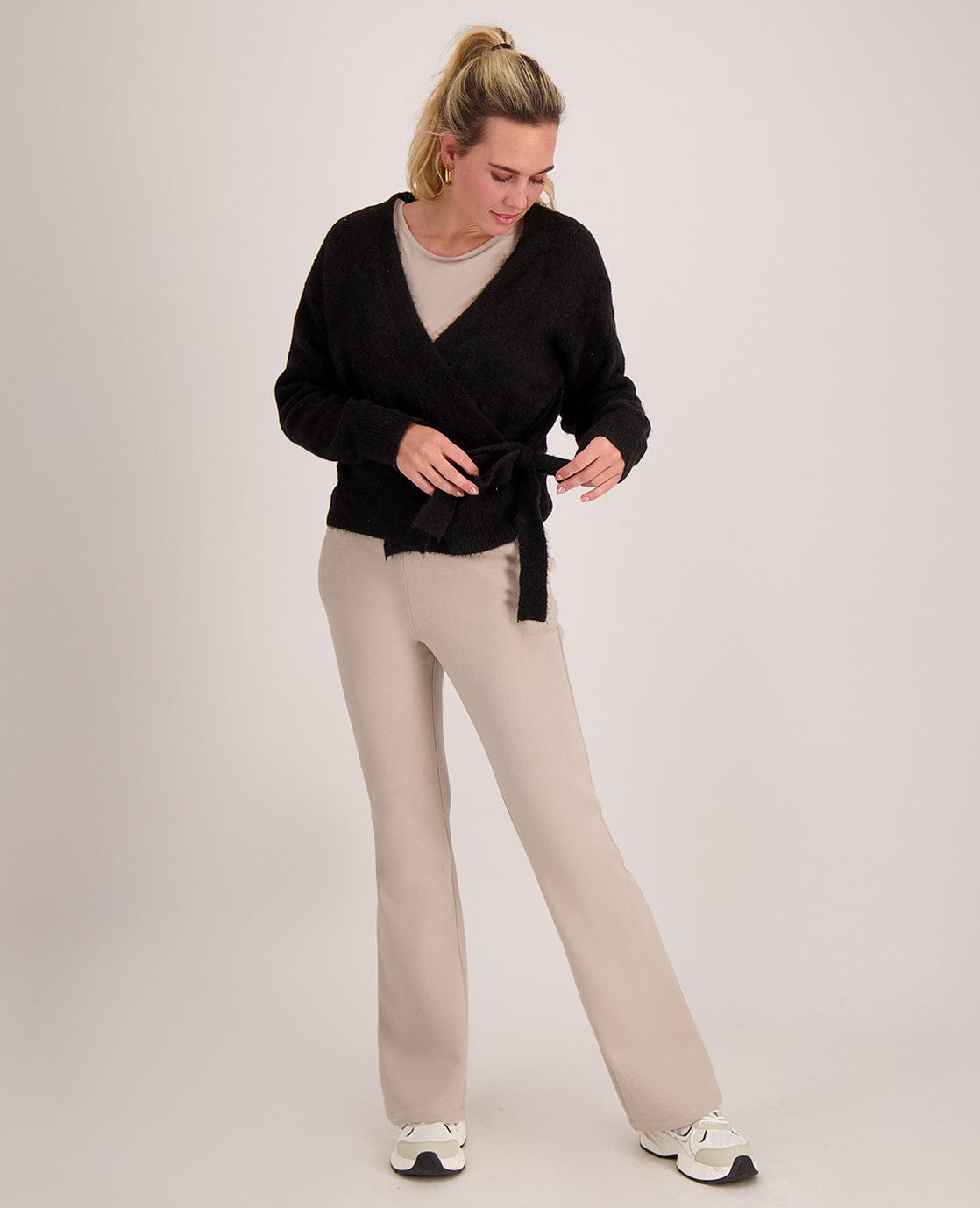 Cardigan Wrapped | Zwart