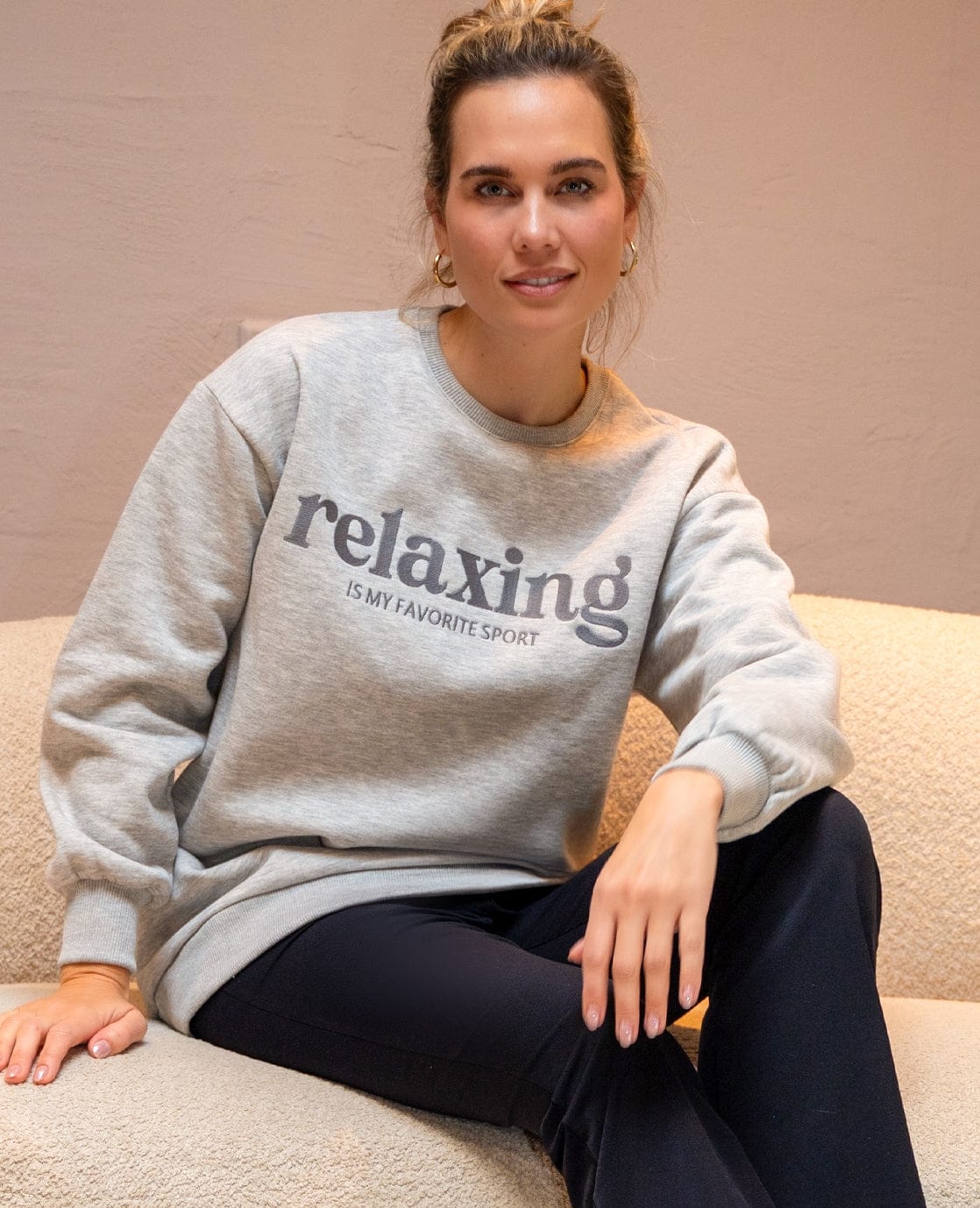 Sweater Erika | Light Grey Melange