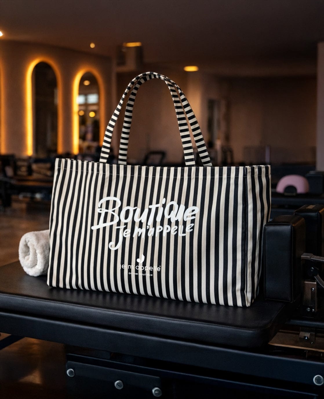 Leisure Bag | Zwart / Wit