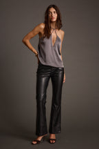 Saténový top Jada Slate