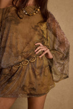 Minišaty Kahlo s květinovým vzorem