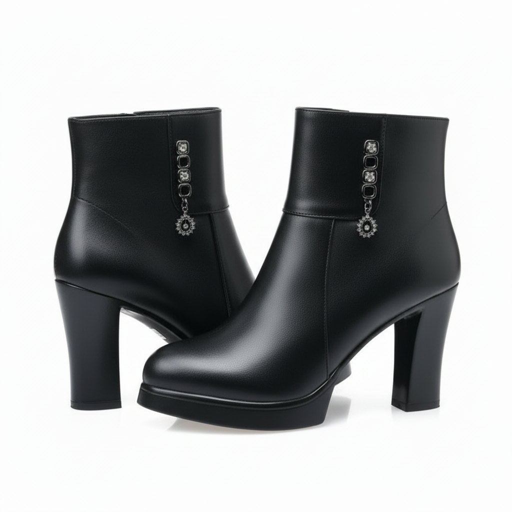 Aileda High-Heeled Ankle Boots