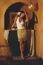 Minisukně Luna Cove s šalvějovými třásněmi