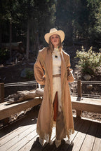 Dvoubarevné westernové kalhoty High Noon