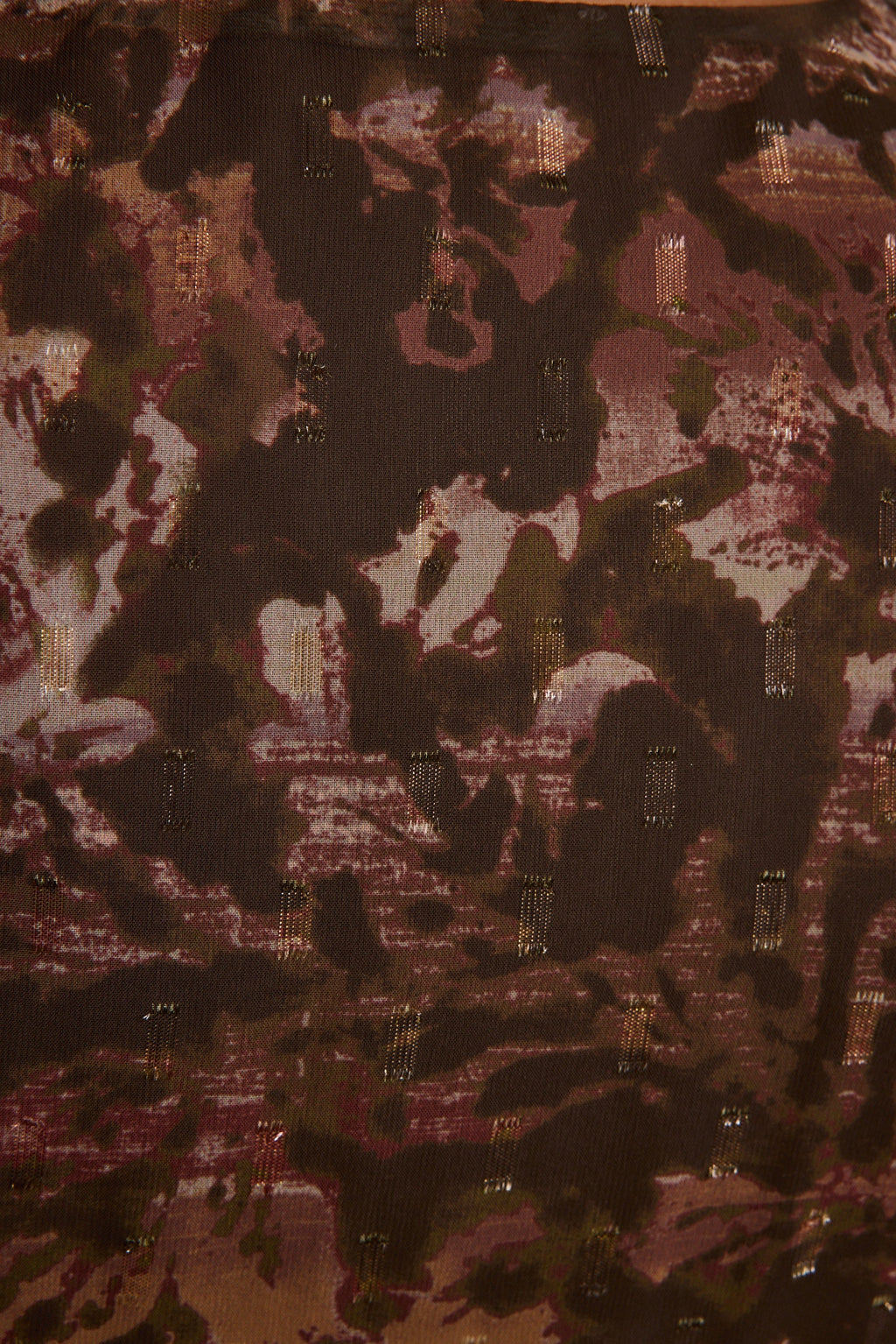 Maxi šaty Raindance s květinovým vzorem a dlouhým rukávem