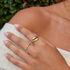 Raven Gold Wrap Ring