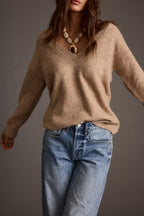 Světle béžový svetr Robbyn