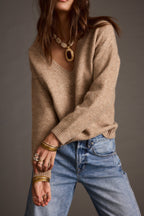 Světle béžový svetr Robbyn