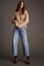 Světle béžový svetr Robbyn