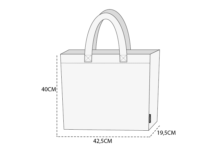 Leisure Bag | Zwart / Wit