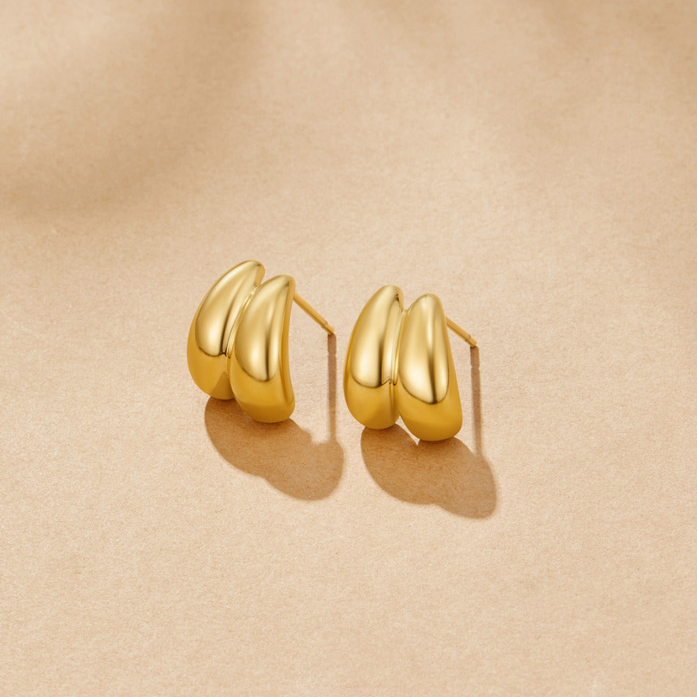 Twin Teardrop Earrings