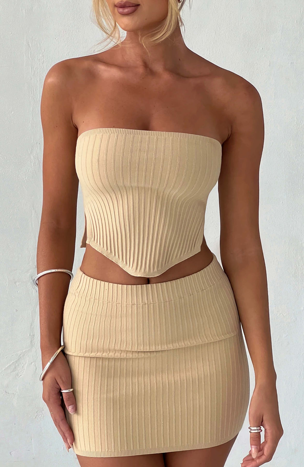 Sada ozdobných náramků - stříbrná