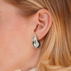 Amara Teardrop Silver Earrings