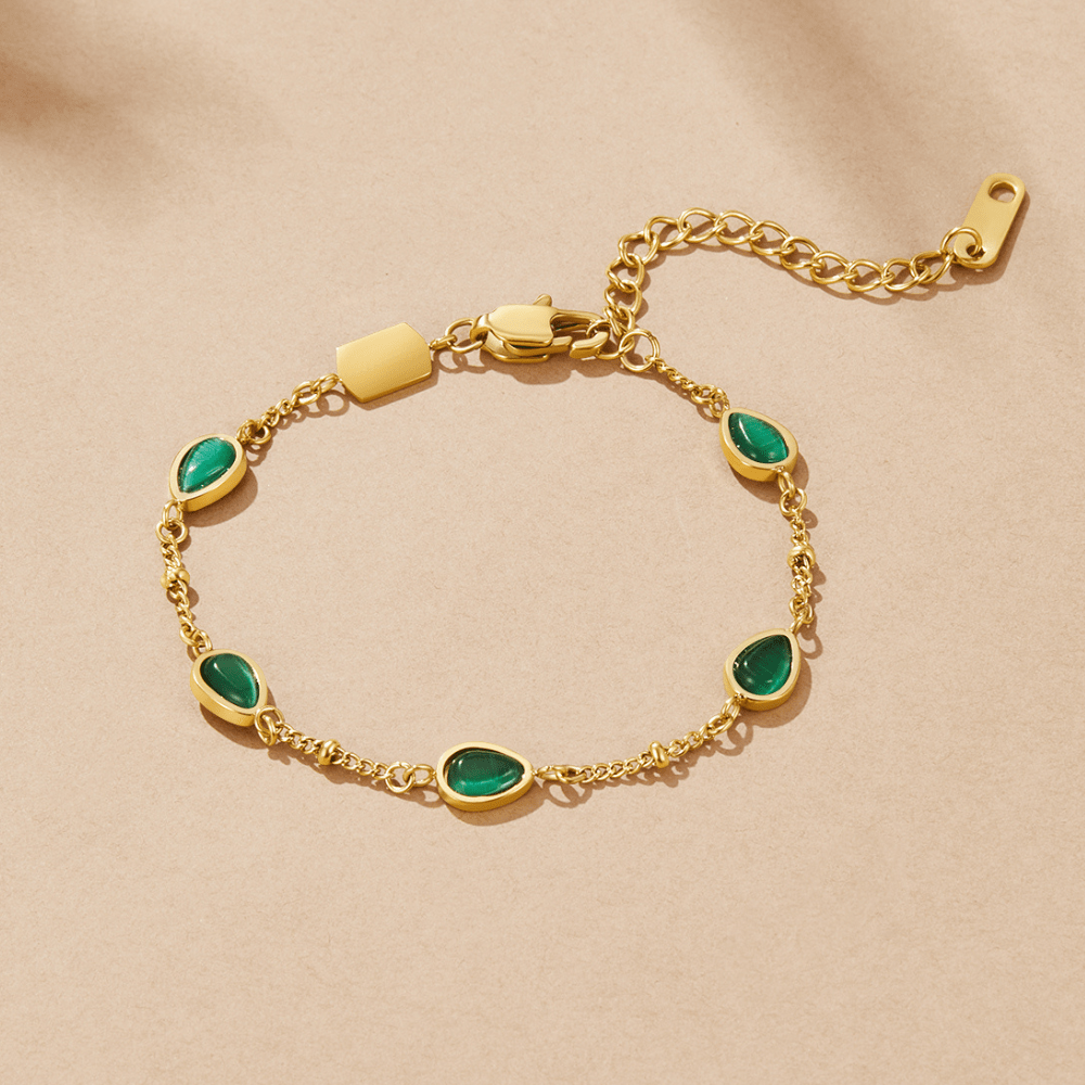 Arizona Green Stone Bracelet