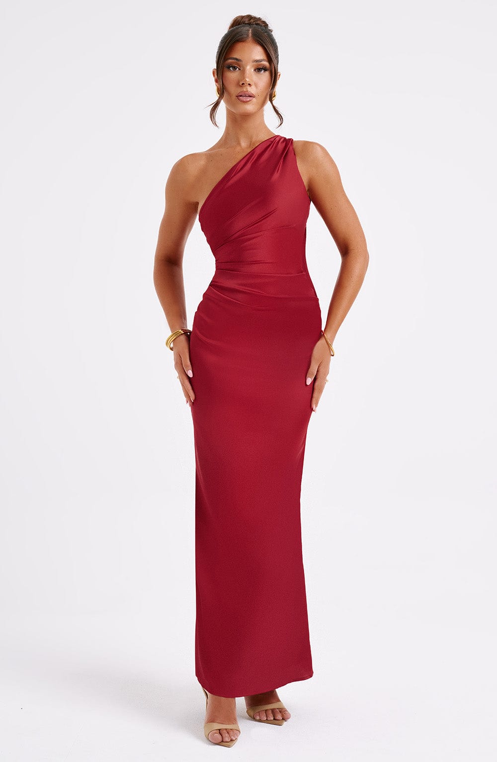 Maxi šaty Arizona - vínové