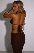 Aubery Top - Čokoládový