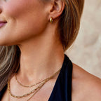 Audrey Gold Hoop Earrings