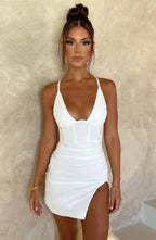 Minišaty Aura - bílé