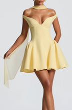 Šátek Ayla - citronový