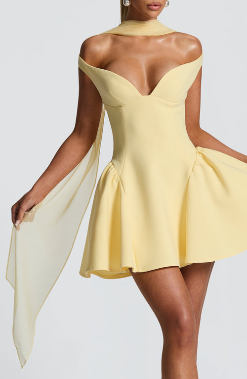 Šátek Ayla - citronový