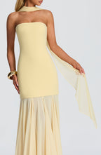 Šátek Ayla - citronový